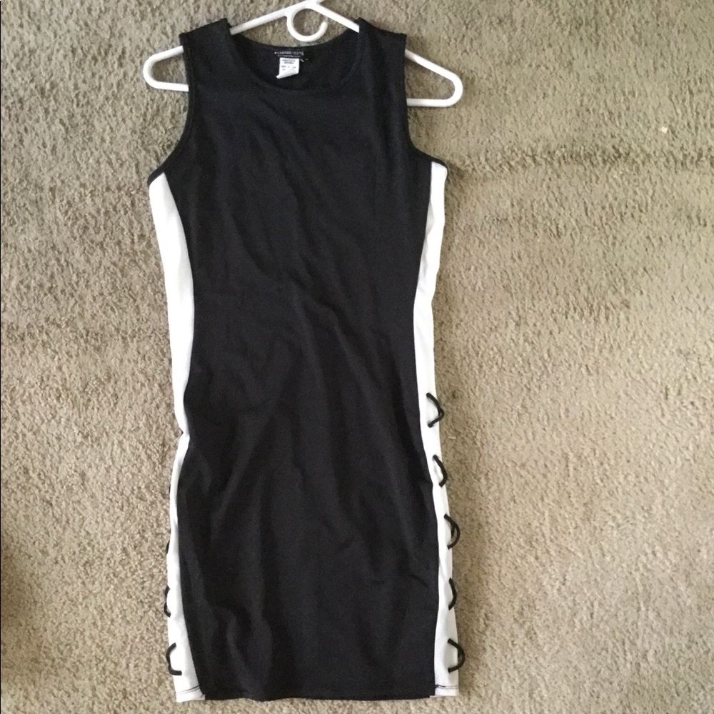 Black laced dress